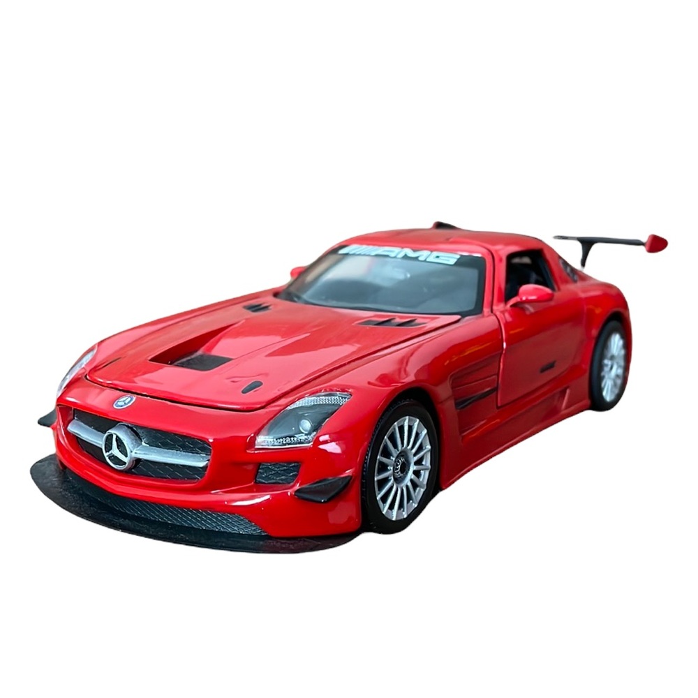 Mercedes Benz SLS AMG GT3 1:24 scale model car by Motor Max Red